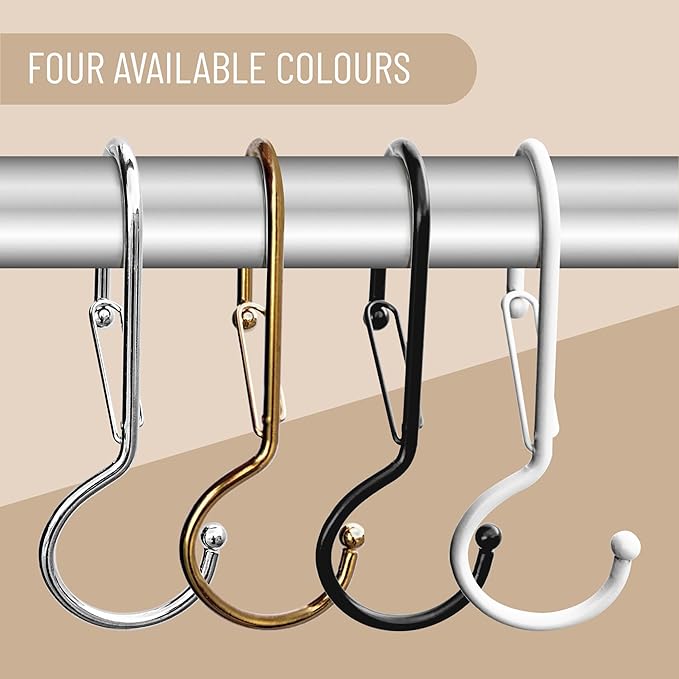 Blau Marité 6 Purse Hanger for Closet. Tote Hanger. S-Shaped Hooks S Hooks Twist Design. Anti Drop S-Shaped Hook for Hanging Handbags with Safety Buckle to Prevent Falls. Heavy Duty. (White, Twisted)