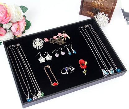 Stratalife Jewelry Tray Bracelet Holder Stackable Jewelry Organizer Removable Jewelry Display Drawer Organizer Holder Storage Show Case (12 Grid)