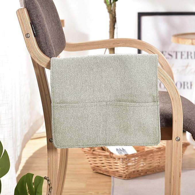 IPENNY Couch Sofa Armrest Organiser Chair TV Remote Holder Bed Storage Pocket Bag for Cellphone Tablet Notepad Book Magazines DVD Eyewears Drinker Snacks Holder Pouch