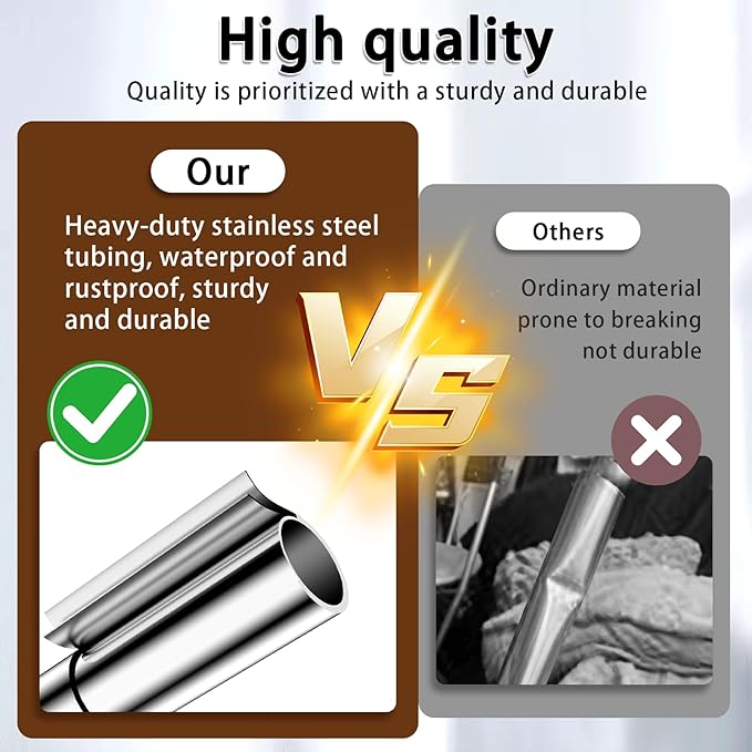 Clothes Drying Rack,Dry Rack for Clothes 33-68 Inch Stainless Steel Heavy-Duty Tripod Base Space-Saving Collapsable 3 Rotatable Arms