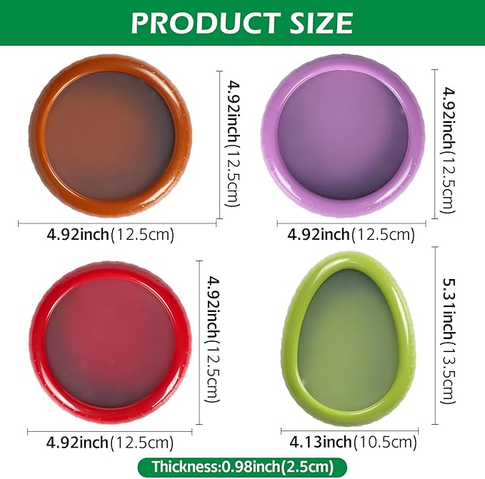 T-Raputa Avocado Saver and Onion Storage 4 Set - Reusable refrigerator fruit storage containers - is the storage Apples, Tomatoes, Tomato,Garlic for Ideal