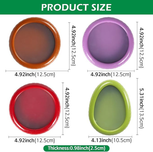 T-Raputa Avocado Saver and Onion Storage 4 Set - Reusable refrigerator fruit storage containers - is the storage Apples, Tomatoes, Tomato,Garlic for Ideal