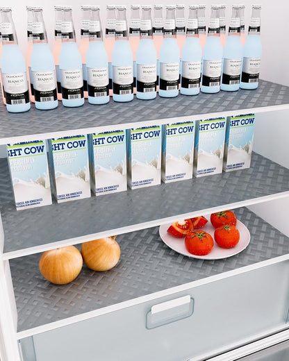 Shelf and Drawer Liner for Kitchen Cabinet, Non-Adhesive 12in x 240in Waterproof Contact Paper Refrigerator Liners Thickened Durable EVA Material Non Slip Mat for Dresser Cupboard Pantry Protector