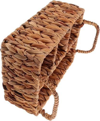 Alipis Organizing Pantry Baskets Woven Storage Holder for Cutlery Desktop Sundry Organizer Basket