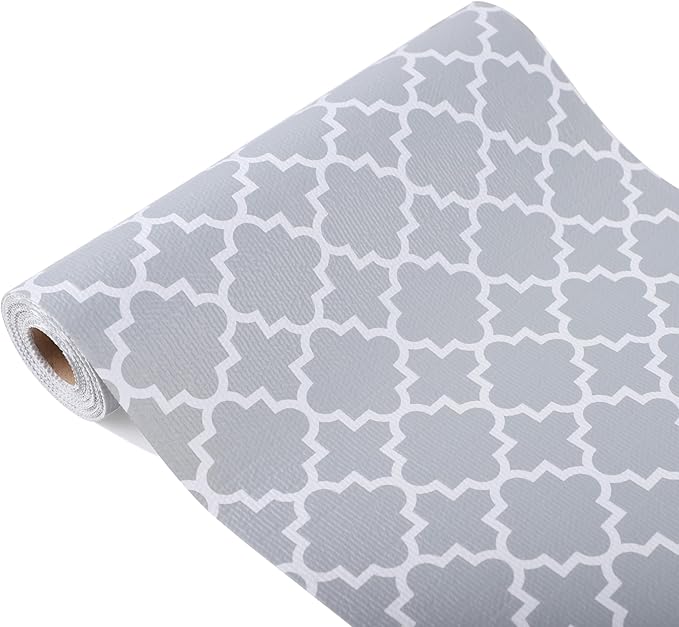Shelf Liners for Kitchen Cabinets 15 Inch Wide X 20 Ft Non Adhesive Cabinet Drawer Liner Non Slip Waterproof Shelves Mat for Refrigerator Closet Cupboard Pantry Kitchen Bathroom