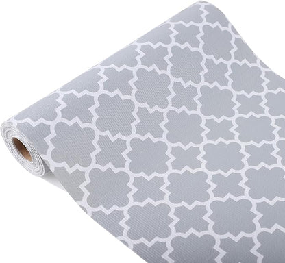 Shelf Liners for Kitchen Cabinets 15 Inch Wide X 20 Ft Non Adhesive Cabinet Drawer Liner Non Slip Waterproof Shelves Mat for Refrigerator Closet Cupboard Pantry Kitchen Bathroom