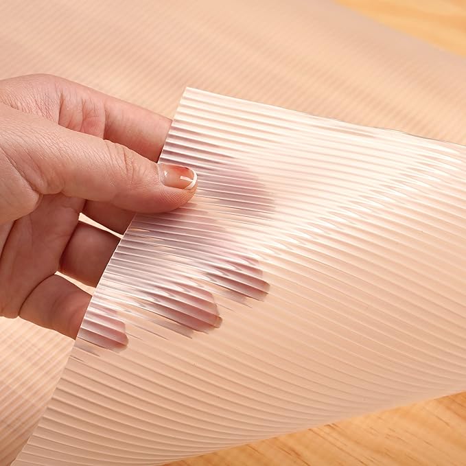 Shelf Liner Non Slip Cabinet Liners Non Slip Waterproof Food-grade EVA Material Kitchen Liners for Cabinets and Drawers,Kitchen Cabinet Liners for Shelves and Bathroom(17.5 inches x 20 Feet x 2 Rolls)