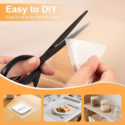 FEXIA Shelf Liners for Kitchen Cabinets Non-Slip Drawer Liner 16 Inches x 20 FT Waterproof & Oil-Proof Non Adhesive Durable Material Fridge Liner for Shelves (2 Rolls)