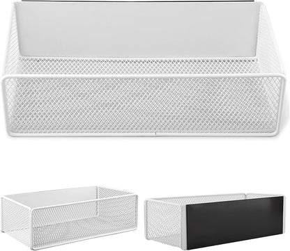 Bibabala Magnetic Shelf for Washing Machine,Magnetic Basket Organizer Holder for Fridge,Spice Rack,Washer Dryer Shelf, Storage Bin Box Containers,Basket Organizer for Laundry Kitchen,White