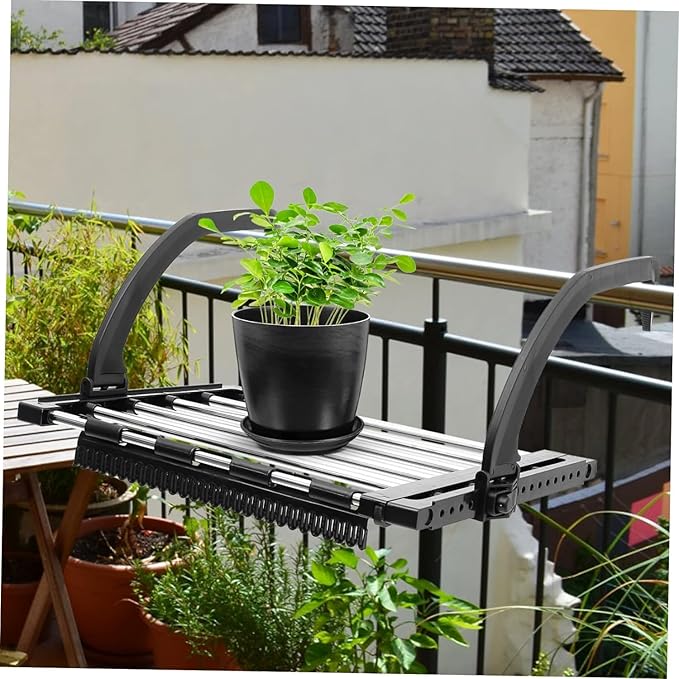 Portable Clothes Drying Rack for Balcony,29"x13" Foldable Railings Windowsill, Retractable Radiator Clothes Airer,Folding Towel Rack Indoor Outdoor Travel RV Laundry Rack with Clips