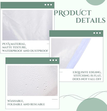 Chumia 50 Pieces Clear Shoulder Cover for Clothes Closet Bulk, Plastic Hanger Covers for Hanging Clothes Shoulder Garment Dust Cover Protectors for Men Women Suit Coats Jackets Dress(24'' X 12")