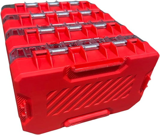 Craftsman Nano Small Versastack Compatible Stackable Plastic Storage Cases 4 Pack