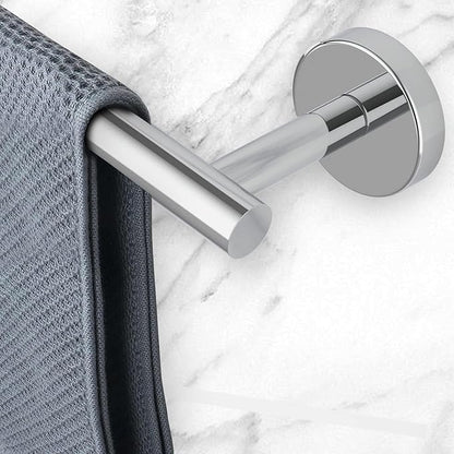 Newfun 10-Pieces 24 Inch Polished Chrome Bathroom Hardware Set, Includes 24 Inch Towel Racks for Bathroom Wall Mounted, Toilet Paper Holder, Towel Hooks for Bathrooms, Towel Rings for Bathroom Wall