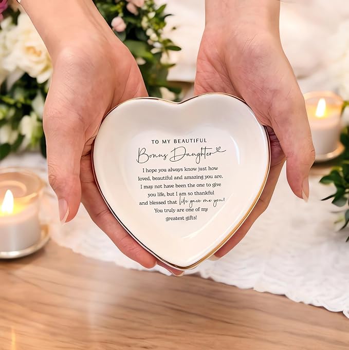 Daughter In Law Gift, Ring Dish, Stepdaughter Gift, Future Daughter Gift, Daughter In Law Present, Daughter In Law Birthday Gift, Future Daughter Gift From Parents In Law, Stepmother Stepdad