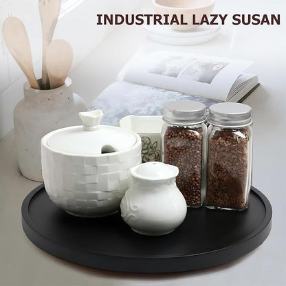[ 2 Pack ] 12-inch Lazy Susan Organizers, ACIAZAAZ Lazy Susan Turntable for Cabinet, Kitchen Turntable Storage for Table, Countertop, Pantry