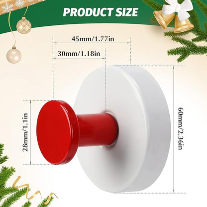 Supopular Reusable Heavy Duty Suction Cup Hooks for Kitchen/Bathroom/Shower - Wet-Proof Hooks for Towels, Robes, Loofah&Wreaths/No Drill Mounting on Glass, Tile, Metal (2, Klein Blue White)