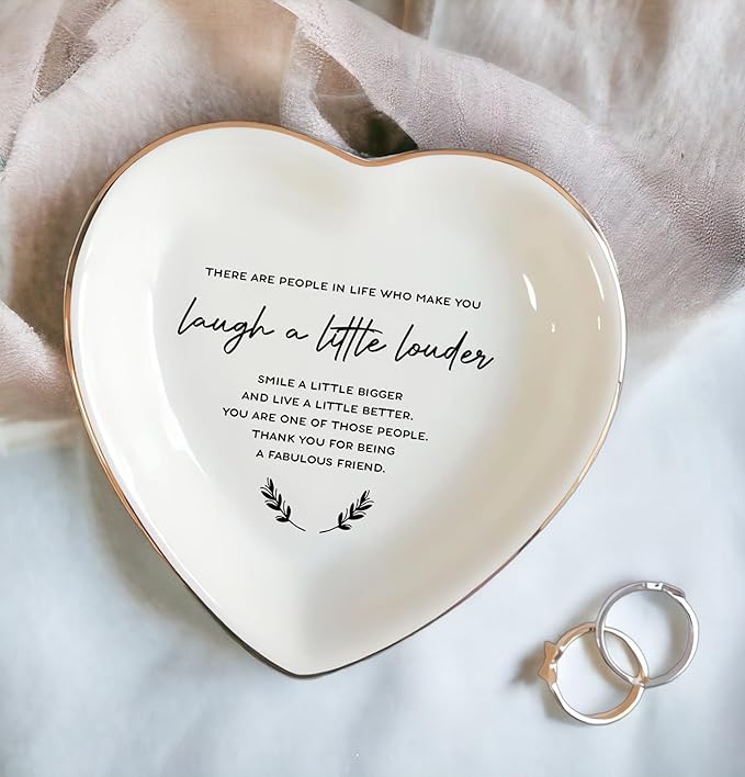 HatafaFurni Sympathy Gift, Heart Ring Dish, Jewelry Dish, Jewelry Storage, Trinket Storage, Memorial Gift, In Loving Memory, Memorial Keepsake, Loss of Loved One, Something Beautiful Remains…