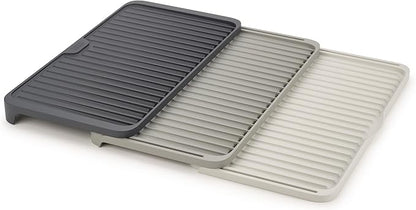 Joseph Joseph Tier Expandable Draining Board, Dish Rack Drainer, Plastic, Grey