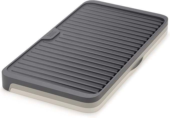 Joseph Joseph Tier Expandable Draining Board, Dish Rack Drainer, Plastic, Grey