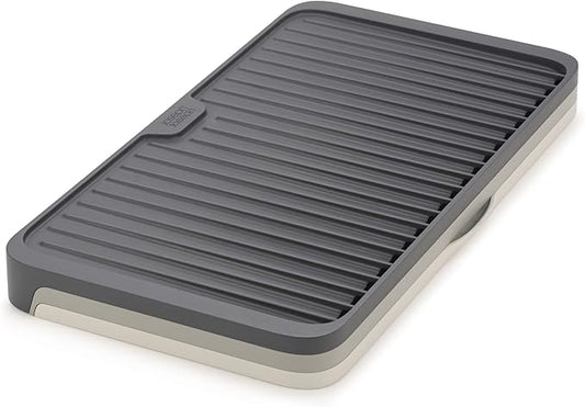 Joseph Joseph Tier Expandable Draining Board, Dish Rack Drainer, Plastic, Grey