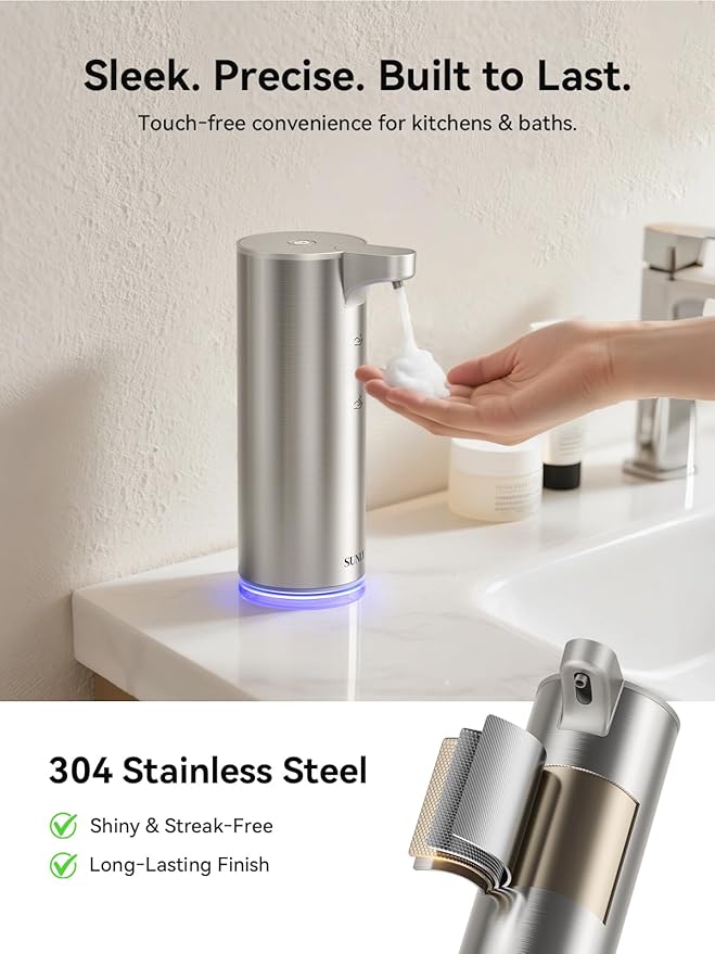 SUNLY X8 Foam Soap Dispenser (Sliver)
