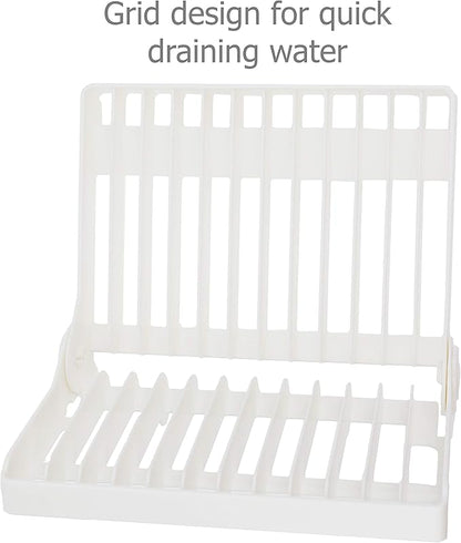 EIKS Foldable Drying Rack for Vegetable Fruit and Tableware, Kitchen Sink Organizer