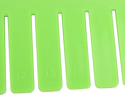 ZOENHOU 60 PCS Green Drawer Dividers, 12.6 x 2.8 Inch Adjustable Premium Plastic Drawer Divider Organizers for Makeup Drawers Desktop Kitchen drawer Organizers and Storage