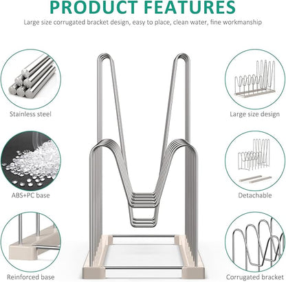 SHILFID Plastic Bag Drying Rack, Reusable Bag Drying Rack for Silicone Bag & Ziploc Bag, Bottle Dryer Rack for Gloves & Glasses, Pan Lid & Cutting Board Organizer