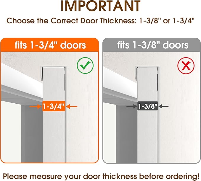 KitchLife Over The Door Hooks Hanger with 15.75 inches Extended Arms, Fit for 1-3/4" Doors, J40U, Thickened Bathroom Towel Rack Organization, 1 Pack Double-Hook, Glossy White