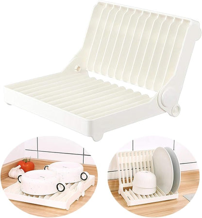 EIKS Foldable Drying Rack for Vegetable Fruit and Tableware, Kitchen Sink Organizer