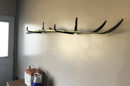 Shepherd Hardware 8091E Heavy Duty Steel 10-Inch Garage Storage Utility Hooks, 4 Pack, Black