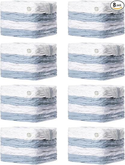 TAILI 8 Pack Vacuum Storage Bags, Jumbo Cube (31x40x15 Inch), Large Vacuum Seal Bags for Bedding, Comforters, Blankets, Clothing, Closet Space Saving, Clear