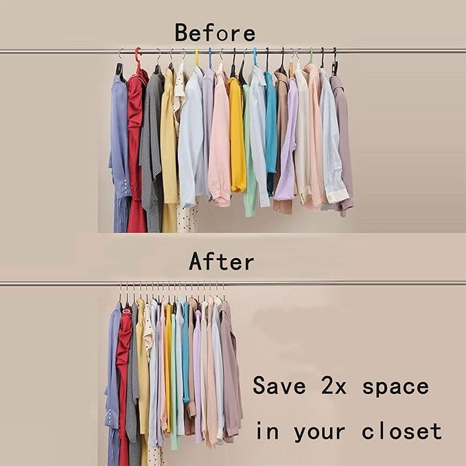 ShgHzz Premium PVC Coating Metal Hangers 40 Pack, Heavyduty, Non Slip Slimline, Suit Jacket T Shirt Hangers, Gold Hooks, Space Saving Clothes Hanger (White)