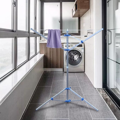 Clothes Line Outdoors Clothes Drying Rack Umbrella Drying Racks Folding Clotheslines for Outside Adjustable Clotheslines Rack for Indoor Balcony Laundry Room