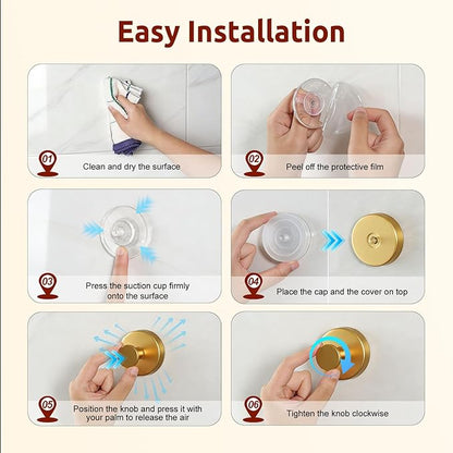 4 Packs Suction Cup Hooks for Shower, Heavy-Duty Wreath Hangers for Front Door, No Drill Glass Door Shower Suction Hooks No Damage for Walls Bathroom Kitchen Window Mirror Tile Towel Coat Robe Loofah
