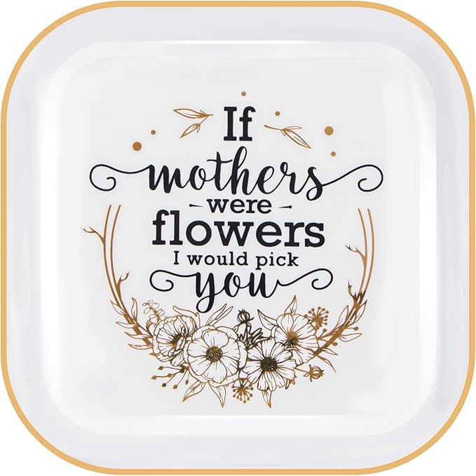 PUDDING CABIN Mothers Day Gifts for Mom Jewelry Dish If Mothers Were Flowers I Would Pick You Present for Step Mom Stepmom New Bonus Stepmother Birthday Wedding Christmas