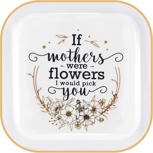 PUDDING CABIN Mothers Day Gifts for Mom Jewelry Dish If Mothers Were Flowers I Would Pick You Present for Step Mom Stepmom New Bonus Stepmother Birthday Wedding Christmas