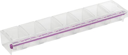 Craft Mates Bead Organizer and Plastic Storage Containers for Crafts, Buttons, Pins and More, 7 Locking Compartments (2XL)
