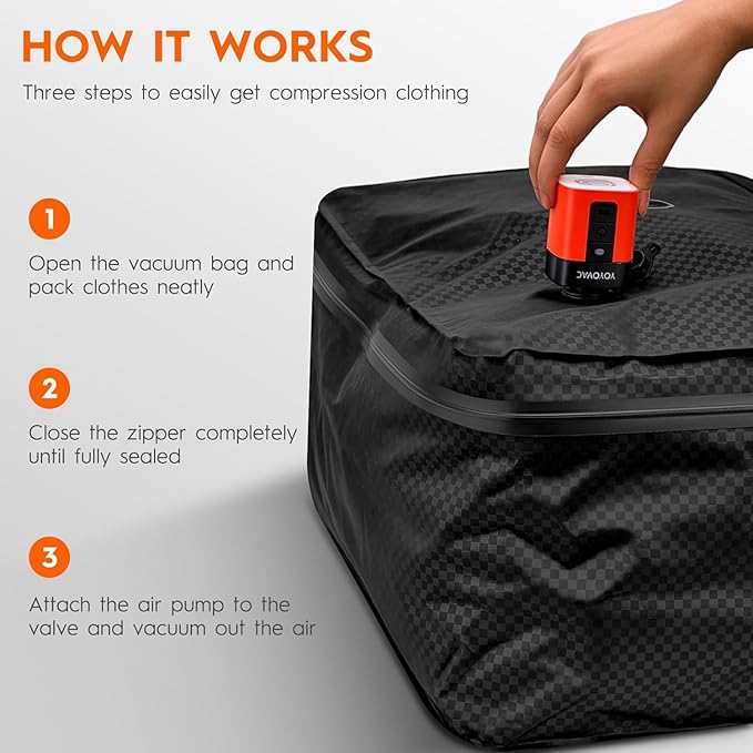 YOYOVAC Vacuum Bag (3PC+Pump (No Tracker))