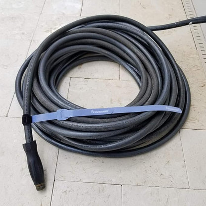 Reusable Cable Ties Large and Strong Gripping Jumbo Size 3/4" x 16" for Large Bundles of Cables - 10 Pack (Black)