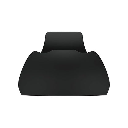 PlayVital Solid Black Controller Display Stand for ps5, Gamepad Accessories Desk Holder for ps5 Controller with Rubber Pads