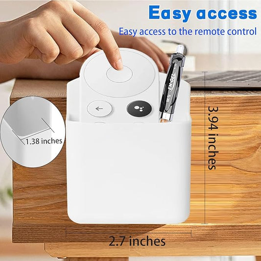 Remote Control Holder Wall Mount 6pcs,TV Remote Holder with Screws,Self Adhesive Pen Holder for Wall, Suitable for TV Remote Controls, Pens, Keys, Toothbrushes