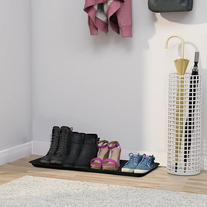 Matace 1 Pack Rubber Large Boot Tray for Entryway,Long Shoe Tray,Slim Boot Mat for Indoor and Outdoor Use, 16x40 in (Pack of 1)