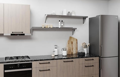 AmGood 48" Long X 10" Deep Stainless Steel Wall Shelf | NSF Certified | Appliance & Equipment Metal Shelving | Kitchen, Restaurant, Garage, Laundry, Utility Room