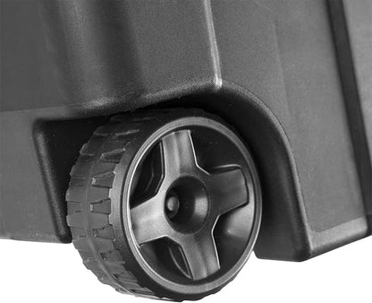 Storage Bins 40 Gallon Heavy-Duty Plastic Storage Bins, 2 Pack Container Totes with Durable Lid and Secure Latching Buckles, Stackable, Tough Storage Containers for Garage and Metal Rack Organizing