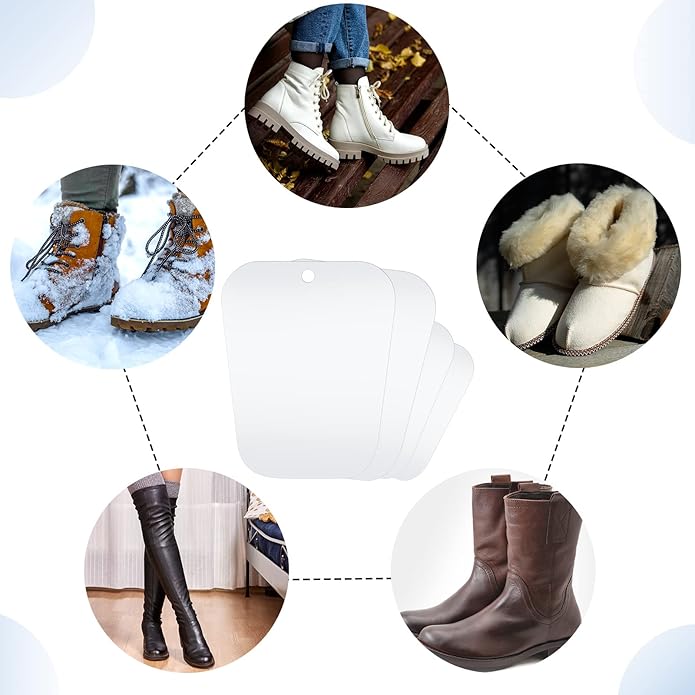 16 Pcs (8 Pairs) Boot Shaper Form Inserts Foam Boot Tall Inserts Support for Women Men, 12'', 14'', 16''