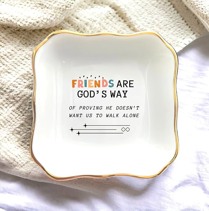 HatafaFurni Wedding Day Gift for Mom, Mother of Groom, Father of Groom, Sister and Sister in law, Aunt ; Ring Dish, Jewelry Dish on the Wedding, Birthday, Christmas (Friend Gifts)