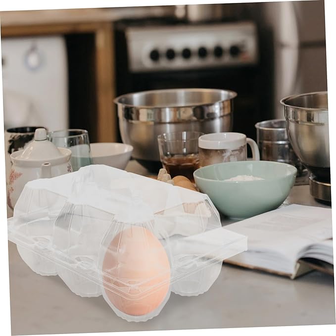 Clear Goose Egg Packaging Box 2-Slot Transparent Pvc Egg Holder for Refrigerator Storage and Safe Transport Lightweight Organizer for Gifting