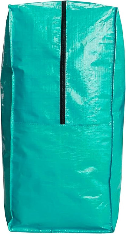 Extra Large Storage Bags, Jumbo Moving Tent Storage Bags, Waterproof Foldable Big Turquoise XXL Duffle Bag for Travel, 42x23x13.5inch - 1PACK