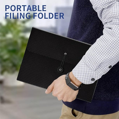 3Pcs Expanding File Folder, 13 Pockets Accordion File Holder Organizer, A4 Letter Size Paper Document Receipt Organizer Accordian Filing Folder